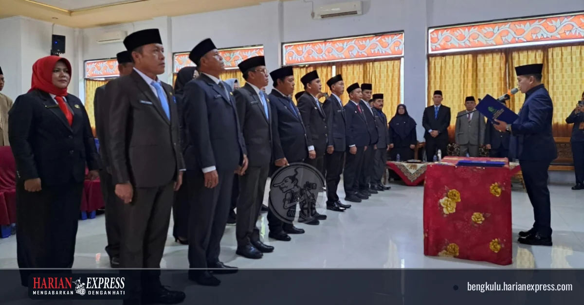 Bupati Lebong Lantik 17 Pejabat JPTP untuk Perkuat Pelayanan Publik