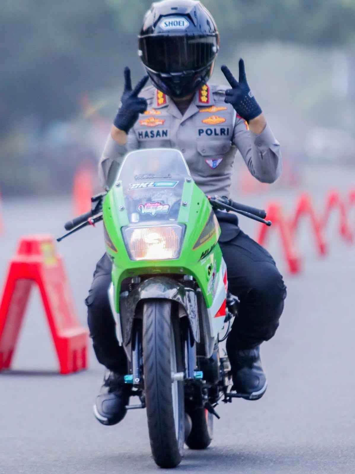 Turun di Arena Road Race, Dirlantas Polda Bengkulu Mulai Dijuluki “Kombes Racing”