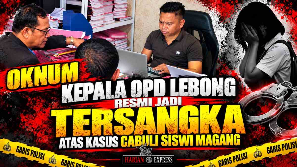 Oknum Kadis Lebong Resmi Jadi Tersangka Dugaan Kasus Pencabulan Siswi Magang